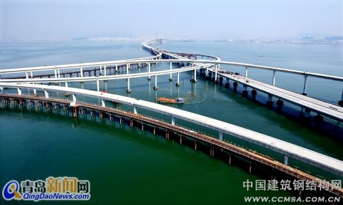 海灣大橋?qū)?ldquo;青島、紅島、黃島”串聯(lián)起宏偉大青島